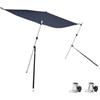 vidaXL Set Estensione Tendalino a T Bianco 174x205x(115-194) cm