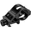 ACEXIER 25.4mm/30mm Supporto per Torcia elettrica Supporto per cannocchiale a sgancio rapido per Torcia Offset per Guida Picatinnly da 20 mm Accessori per Armi da Caccia (30mm,Black)