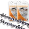 HobbyPower24 2 catene per motosega, 30 cm, 1/4, 1,1, 64 TG, compatibili con Stihl Picco Micro3, 3670 000 0064, MSA, HAT