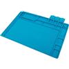 FACAIIO Stazione di saldatura in silicone 45 x 30 cm, resistente al calore fino a 500 ℃ con superficie magnetica per riparazione elettronica, antistatica