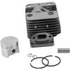 UYTGFO Adatto for Stihl FT250 HT250 FS250 FS250R FS202 FS120 FS200 Decespugliatore Motore Ricostruzione 35mm 38mm 40mm Kit Cilindro Pistone Anello(FS120 35mm)
