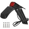 AugustknowU Fanale posteriore con luce posteriore a LED e staffa per scooter elettrico Kukirin G2 Pro DB, fornisce una maggiore visibilità posteriore e protezione su terreni accidentati (set parafango