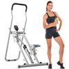 Tokenhigh Dispositivo di allenamento verticale Climber Stepper Stepper Training, Arrampicatrice verticale, Pedale portatile pieghevole, Gamma di passi regolabile, Manubrio e Pedali, Display LED Compatto Cardio