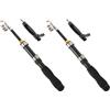 Alipis Canna da Pesca Telescopica Ultraresistente e Corta 1,0 M Mulinello Integrato, Set da 2 Pezzi Portatile per Pesca in Mare e Attività Outdoor, Canna da Spinning Compatta per Escursioni e Zaino
