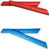 HKUCO Red/Blue Compatible/Replaceable Silicone Leg Set for Oakley Minute 2.0 Sunglasses Earsocks Rubber Kit