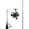 kolpo Kit Pesca a Bolognese Canna da pesca 4 mt Mulinello da pesca e Filo