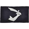 LA PATCHERIA Patch Bandiera Thomas Tew 8.5x5cm - Patch 100% Ricamata con Velcro® originale Velcro® Brand Hook Cucito sul Retro - alta qualità - per Decorare Giacche, Zaini, Uniformi
