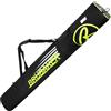 Brubaker Carver Champion Borsa da Sci per 1 Paio di Sci e Bastoncini - Nero/Giallo Neon - 170 cm