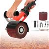 RSPPPJQ Levigatrici elettriche, lucidatrici, utensili for lucidatura, macchina a tamburo con 2 ruote, 8 velocità, for legno, metallo e acciaio inossidabile