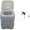 BB Sport Toilette Portatile WC Chimico 20l con siringa per la pulizia inclusa, Varianti di WC da campeggio:WC + pulizia siringa