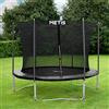 METIS Trampolino Per Giardino - 2,4m/ 3m/3,7m/4,3m/4,6m | Ideale Per Famiglie - Molle Imbottite e Alta Recinzione Rete | Accessori Da Giardino (3,7m, Trampolino Voyager)