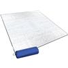 Generic Outdoor Ground Sheet - Foldable Thermal Picnic Blanket | Lightweight Survival Mat for Beach Trips, Hiking, Trekking, Shelter, Portable Travel Pad, Double-Sided Insulation Rug for Camping