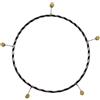 Hoopomania Fire Hula Hoop, cerchio Ø 90 cm, 5 torce, tubo Ø 20mm
