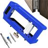 Générique Modello di cerniera porta, mortatrice cerniera porta,Kit di installazione di chiavistello per porte router modello cerniera - Mortatrice a cerniera per scalpello per utensili elettrici