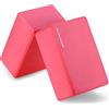 Fitvids Signature Fitness BalanceFrom GoYoga - Set di 2 Blocchi per Yoga ad Alta densità, 22,9 x 15,2 x 10,2 cm ciascuno, Colore: Rosso