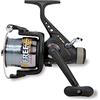 Generico Lineaeffe Mulinello da Pesca Free Carp 60 con Frizione e Baitrunner da Carp Fishing Feeder Specialist Carpa Barbo Lago Fiume Ideale Anche per Pesca a Spinning per Grandi Predatori (2 Pezzi)