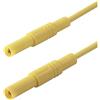SKS Cavo di misura di sicurezza SKS Hirschmann MLS SIL GG 200/1 [Banana maschio 4 mm - Banana maschio 4 mm] 2.00 m giallo 1 pz(e)