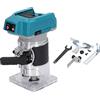 ETYUDPABV Router per lavorazione del legno a litio senza spazzole, troncatrice e scolpitrice a batteria da 18 V con regolazione a 6 velocità e copertura antipolvere per la serie BL1815,
