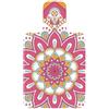 FANSU Tappetino per Reformer Pilates, Antiscivolo Pad Pilates Reformer Mat Durevole Tappetino da Ginnastica per Esercizi in Gomma Scamosciata per Palestra Esercizio Yoga (1 Pezzo,Mandala rosa)