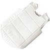 AMSLSIU Parapetto per Karate Sanda Sports Rib Armour Gear, per Allenamento e allenamenti, Facile da Indossare e togliere. Parapetto per Karate, Boxe, Palestra Interna e Casa, Bianco, M