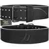 Strength Shop Cintura Powerlifting Pesi da 10 mm con Chiusura a Fibbia, Certificado IPF, Cintura Palestra Uomo e Donna, Robusta e Durevole, Cintura Pesi Palestra per stabilizza Il Core e Colonna