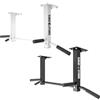 GORILLA SPORTS® Barra per Trazioni - a Soffitto, Carico Max 350 kg, Impugnatura Antiscivolo, in Acciaio, Nero/Bianco - Sbarra Multifunzione, Chin Up, Pull Up Bar, per Sollevamento, Fitness, Palestra