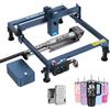 ATOMSTACK A 20 P Serie 20 W Macchina per incisione laser con R8 Rotary Roller 120 W Macchina per incisione laser F30 30 - 60 L/min Supporto aria APP Controllo offline