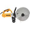 SMTYXS Circolare For Edilizia, Fresa For Calcestruzzo, Scanalatrice Elettrica For Muri Da 3000 W Con Ruote, Lama 350 Mm