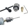 Tyenaza Set di 4 pinze per trapano elettrico, diametro del foro di coda micro 0,3-4 mm 3,17 mm Accessori per utensili elettrici in metallo duro per utensili rotanti