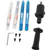 Cloimei Kit di conversione adattatore professionale da trapano elettrico a martello con 4 punte da trapano 4 viti 1 maniglia per muratura in calcestruzzo Foratura di mattoni Cuscin