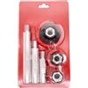 UTTASU Set di cuscinetti per lucidatura in schiuma di poliuretano per lucidatrici filettate M14 con diametro da 3,2 cm, 5 cm e 7,6 cm e asta di estensione per correzione della vernice dell'auto (A)