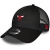 New Era Chicago Bulls NBA Home Field Black 9Forty Trucker Strapback cap - One-Size