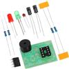 BIUDECO Kit Elettronico Fai da Te 3 Pezzi Timer Ne555 Circuito Multivibratore Astabile e Doppio Lampeggiatore LED Set di Pratica di Saldatura e Formazione Elettronica