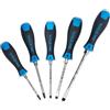 SW-Stahl SW Stahl 32816L Set Cacciaviti a Percussione, Taglio e Croce, 5 Pezzi | Kit giraviti professionali con calotta d'impatto, punta magnetica in acciaio S2 e impugnatura ergonomica antiscivolo.