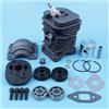 DORFEY Kit guarnizione cilindro pistone albero motore cuscinetto a sfere adatto for motosega Partner Formula 400 5000 350 351 352 370 371 390 401 420 da 41 mm