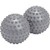 Gymnic Senso Pro Palla sensoriale grigia gonfiabile per pilates, yoga e rilassamento, ideale per esercizi miofasciali e di equilibrio con stimolazione tattile profonda