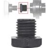 QOXEZY Adattatore mandrino tornio legno, adatto per lavorazione CNC, M18X2 5 a 1 8TPI