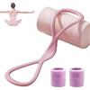 Generisch Fascia di resistenza - Fasce di resistenza a forma di uno 8, fasce di resistenza per allenamento con i manici, fasce elastiche per pilates, adatte per l'allenamento a casa