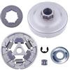 LIWaaGe Adatto for tamburo frizione motosega MS310 MS382 3/8'' 8T rondella cuscinetto a rulli ad aghi kit 11280071001