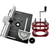 KhUKhu Sollevatore per router per motori di diametro 65 mm, base ad immersione con base in alluminio, inserto per fresa in alluminio, banchi da lavoro, lavorazione del legno, strumenti fai da te (sollevatore