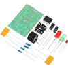 BUGUUYO Kit fai da te pratico per esercitazioni di saldatura, circuito NE555 astabile doppio flash LED, 3 pezzi