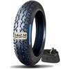 BaiWon 2.50-10 Copertone Monopattino Elettrico e tubo,14 x 2.50 64-254 Pneumatico da Bicicletta compatibile 60/100-10 per Scooter Elettrici a Pneumatico da 14 Pollici per Bici Elettrica
