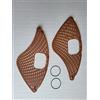 MADICKS COPPIA PARAVESTE BICI 26 IN PLASTICA CON MOLLE-BICICLETTA OLANDA -MARRONE