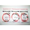 Piranha Fishing Line SURFCASTING 3 TERMINALI Rossi 2AMI per SARAGHI E ORATE MORMORE Pesca da Terra