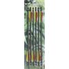 Trischitti Freccia in Alluminio Nero per Balestra Fucile 53 cm