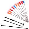 ACCMOS Soffiare Freccia Cerbottana Freccette 0,4 Calibro Soffio Tubo con Freccette 39 Junction Tubo e 10 Pezzi Metallo Ago Freccette Cerbottana Freccette