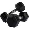 VirtuFit Hexa Dumbell Set di manubri corti - 2 x 3 kg