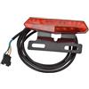 TagIo Luce Posteriore per Bicicletta Elettrica 36V/48V, Luce di Stop, Luce di Guida Notturna, Scooter, Luce di Direzione A LED