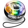 FREEZE2TRIM Vital - Attrezzo per allenare la palla da polso e avambraccio, con rotore di zinco, per allenare la forza e la presa del polso, per allenare la mano (multicolore con luci a LED)