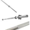 TREXO XTREXO TX bilanciere 180 cm - 8,7 kg, capacità di carico 140 kg, diametro 28 mm, acciaio al carbonio, zigrinatura, chiusure a stella, per allenamento di forza a casa, panca, squat, canottaggio